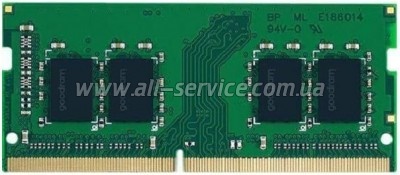     SoDIMM DDR4 32GB 3200 MHz Goodram (GR3200S464L22/32G)