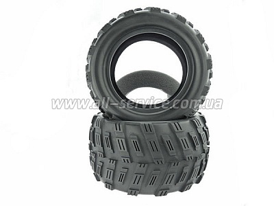 Tire with Foam Insert For Monster Truck 2P