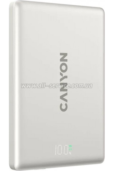 ������� ������������� Canyon 5000mAh OnPower 500 PD 20W Magnetic MagSafe Grey (CNS-CPB500G)