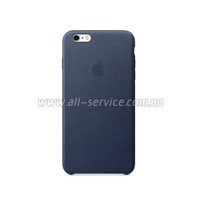    Apple iPhone 6s Plus Leather Case Midnight Blue (MKXD2ZM/A)