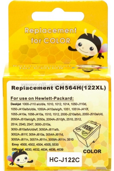 �������� MicroJet �122XL HP DJ 1050/ 2050/ 3050 ������ CH564HE Color (HC-J122C)