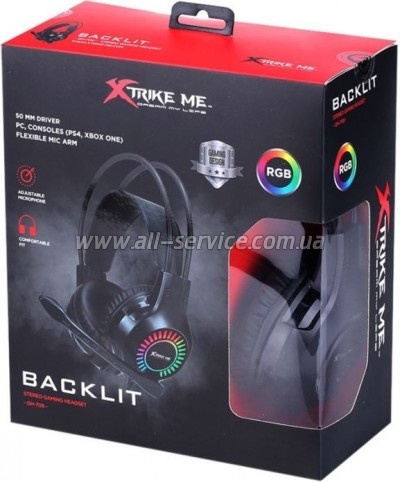  Xtrike ME GH-709 RGB Black (GH-709)