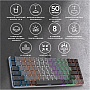  GamePro MK140R Red Swich Low Profile USB Dark Gray (MK140R)