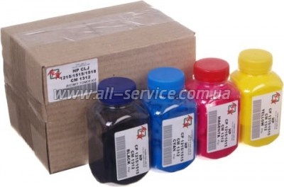 Набор тонера АНК HP CLJ CP1215/ CP1515/ CM1312 Black 55г/ банка Cyan/ Magenta/ Yellow 40г/ банка (1503180) Набор тонера АНК HP CLJ CP1215/ CP1515/ CM1312 Black 55г/ банка Cyan/ Magenta/ Yellow 40г/ банка (1503180)