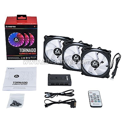    CHIEFTEC TORNADO 3in1 RGB fan (CF-3012-RGB)
