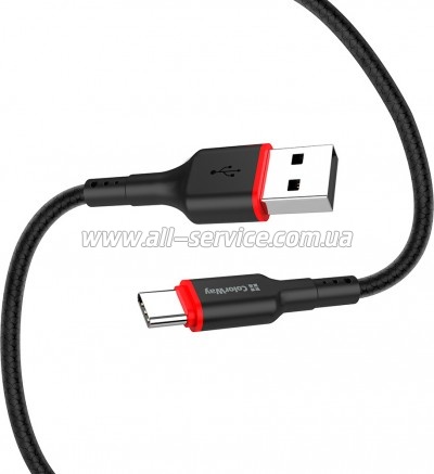 ���� ������ ColorWay USB-C to USB-C 1.0m 2.4� black (CW-CBUC064-BK)