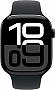 - Apple Watch Series 10 GPS 46mm Jet Black Aluminium Case with Black Sport Band - S/M (MWWP3QH/A)