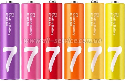  ZMI ZI7 Rainbow AAA batteries * 40 (AA740)