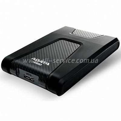  1TB ADATA HD650 2.5" USB 3.1 Durable Black (AHD650-2TU31-CBK)
