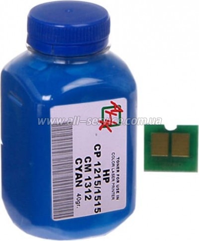  +   HP CLJ CP1215/ CP1515/ CM1312  40 Cyan (1500140)