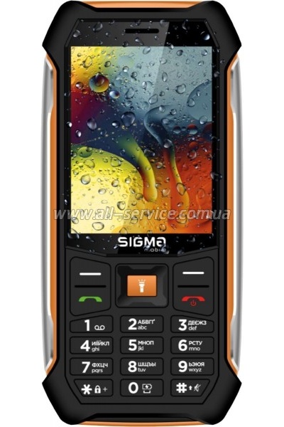�������� ������� Sigma X-style 323 RAIN Black-Orange (4827798885727)