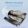 ���� ������ USB-C to USB-C 1.0m 60W aluminum alloy white Vention (TRDWF)