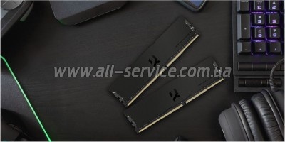 ������ ������ ��� ���������� DDR4 16GB 3600 MHz Iridium Pro Deep Black Goodram (IRP-K3600D4V64L18/16G)