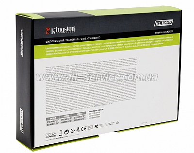 SSD  240GB Kingston M.2 KC1000 NVMe PCle 3.0 4x (SKC1000H/240G)