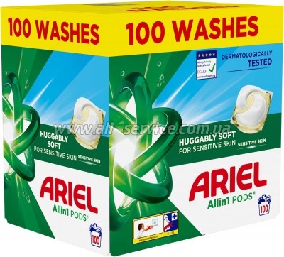    Ariel Pods All-in-1 Sensitive Skin    100 . (8700216765619)