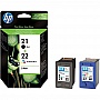 Картридж HP № 21/ 22 Black/ Tri-color Combo Pack (SD367AE)