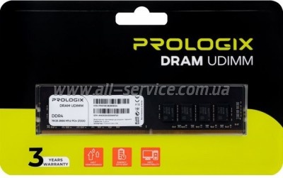     DDR4 16GB 2666 MHz Prologix (PRO16GB2666D4)