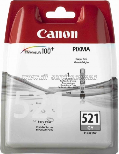 �������� Canon CLI-521GY Canon MP540/ MP630 Gray (2937B004)