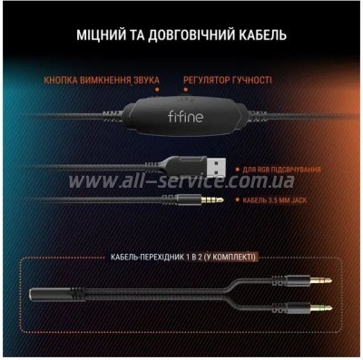 �������� Fifine H3 RGB Black (H3)