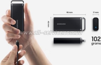  SSD USB 3.2 4TB T5 Shield Samsung (MU-PH4T0S/EU)