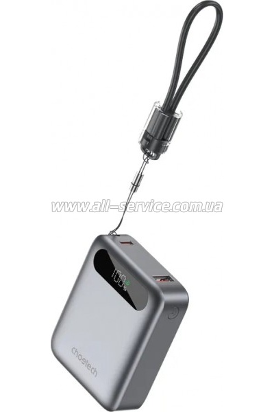 ������� ������������� Choetech 10000mAh 22.5W PD grey (B860-CCGY)