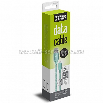   USB 2.0 AM to Micro 5P 2.0m mint Colorway (CW-CBUM009-MT)