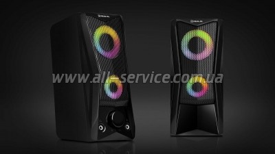   REAL-EL S-107 USB Black (EL121100017)