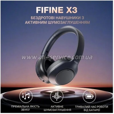  Fifine X3 Wireless Black (X3)