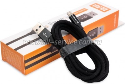  Colorway USB - Apple Lightning 2.1 1  (CW-CBUL004-BK)