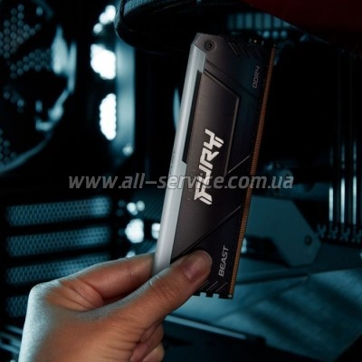     DDR4 16GB 3200 MHz Beast RGB Kingston Fury (ex.HyperX) (KF432C16BB2A/16)