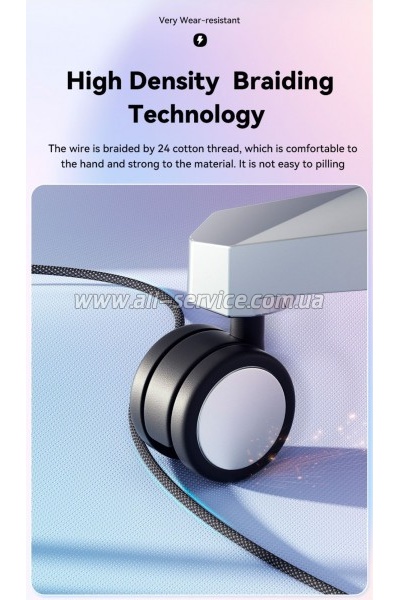 ���� ������ USB 2.0 AM to USB-C 3.0m 100W black Essager (EXC7A-WLC01-P)