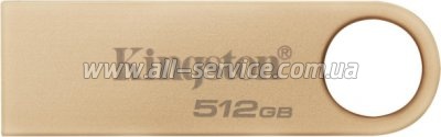  Kingston 512GB DataTraveler SE9 G3 Gold USB 3.2 (DTSE9G3/512GB)
