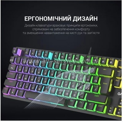  GamePro MK85B Blue Switch RGB USB Black (MK85B)