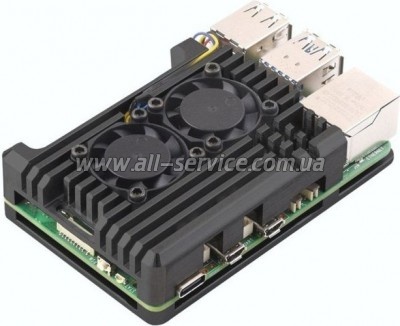     KUONGSHUN for Raspberry Pi 5 Alu 2 fans (RA787)
