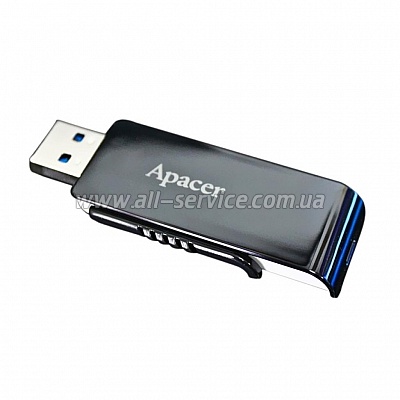 ������ Apacer 16GB AH350 Black RP USB3.0 (AP16GAH350B-1)