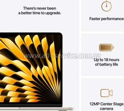  Apple MacBook Air 13 M4 A3240 Starlight (MW0Y3UA/A)