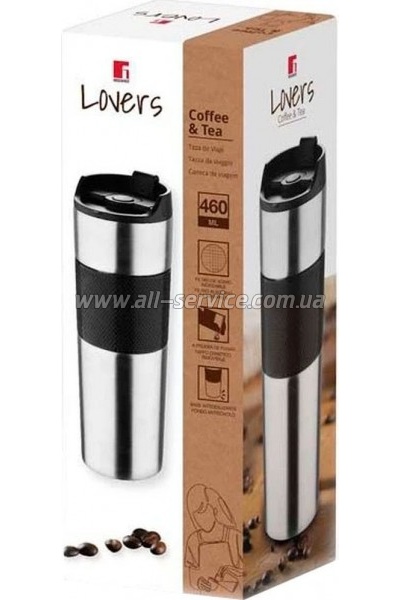  Bergner Coffee & tea lovers 460  Black (BG-37789-BK)