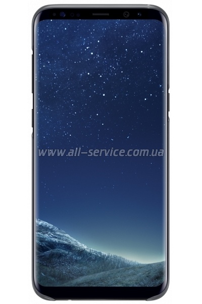  Samsung Clear Cover Galaxy S8+ G955 Black (EF-QG955CBEGRU)