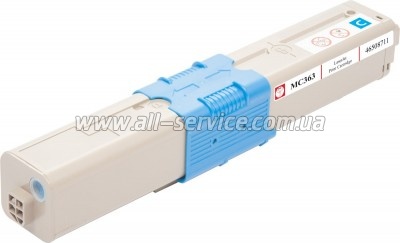 �����-�������� BASF OKI MC363dn ������ 46508711 Cyan (BASF-KT-46508711)