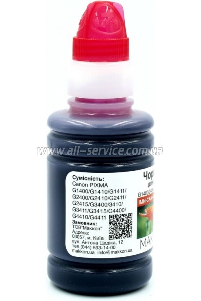  Makkon Canon G1400/ 2400/ 3400/ G4400 100  magenta (IMN-CAN-G1400-100M)
