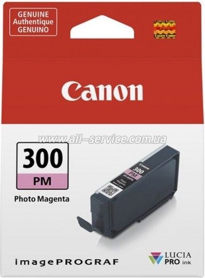  Canon PFI-300 Canon imagePROGRAF PRO-300 Photo Magenta (4198C001)