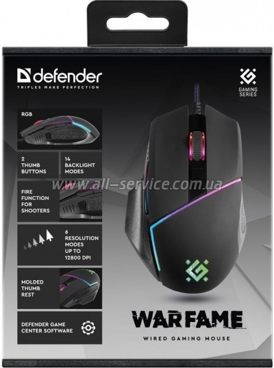 ����� Defender Warfame GM-880L USB Black (52880)