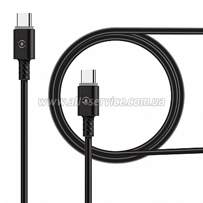   USB Type-C to Type-C 1.2m CB-TT11 black Piko (1283126504105)