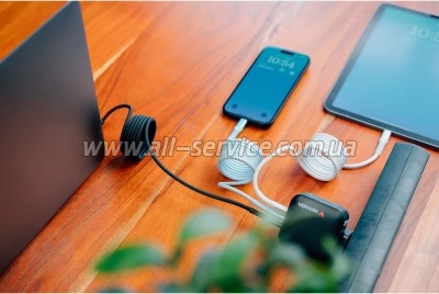 ���� ������ USB-C to USB-C 1.2m Magnetic 60W gray Verbatim (31850)