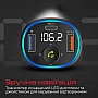 FM  Promate PowerTune 38w USB-A OTG/USB-A QC3.0/USB-C PD Black (powertune-38w.black)