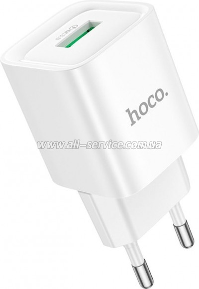 �������� ������� HOCO C145A Charm USB QC3.0 White (6942007630214)