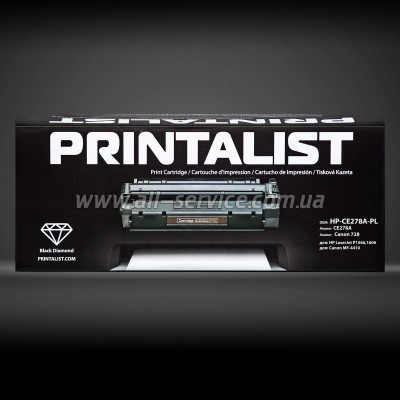  PRINTALIST HP LJ P1566/ 1606/ Canon MF-4410  CE278A/ Canon 728 (HP-CE278A-PL)