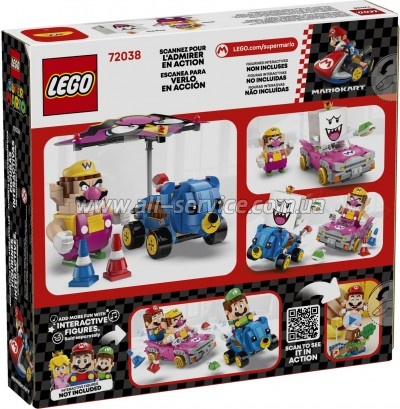 ����������� LEGO Super Mario Mario Kart � Wario � King Boo (72038)