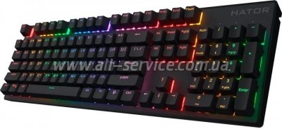  Hator Icefall Mecha Rainbow Wireless/USB Black (HTK204UA)