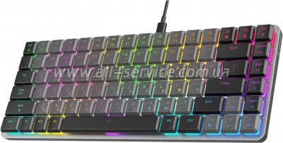  GamePro MK141R Red Swich Low Profile RGB USB Dark Gray (MK141R)